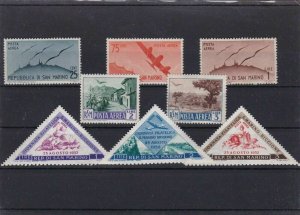 SAN MARINO  MOUNTED MINT OR USED STAMPS ON  STOCK CARD  REF R946