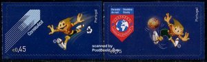 Portugal 2004, EC Football 2v, MNH