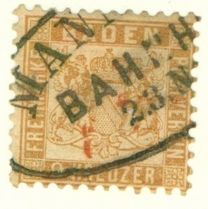 BADEN 23 USED (RL) 3207 CV $30.00 BIN $8.50