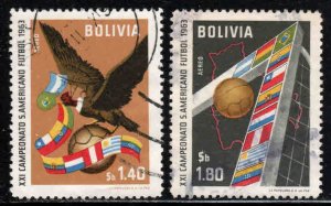 Bolivia # C247-48 ~ Cplt Set of 2 ~ Used