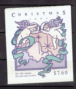 AUSTRALIA - 1991 CHRISTMAS -  BOOKLET SB75 - SCOTT 1231 - MNH