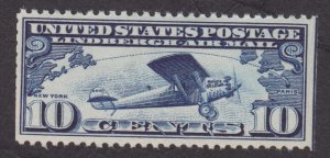 C10 Lindberg's Plane MNH Single