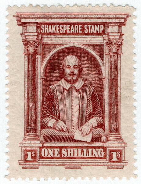 (I.B) Cinderella : Shakespeare Memorial Stamp 1/- (1901)