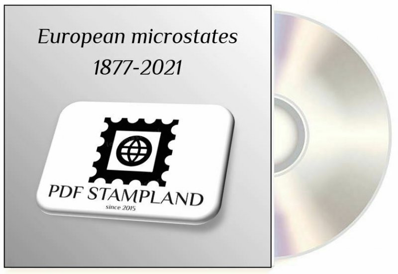 European microstates 1885-2021 (6 albums) PDF STAMP ALBUM PAGES