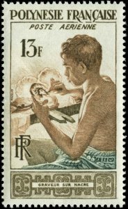 French Polynesia Scott #C24 Mint Hinged