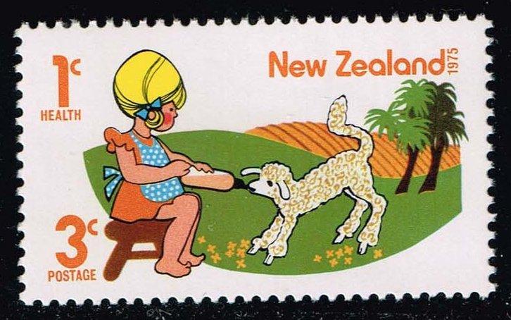 New Zealand #B92 Girl Feeding Lamb; MNH (0.25)