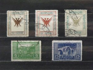 6414   Albania   Used # 62, 63, 64, 148, 150                  CV$ 9.40