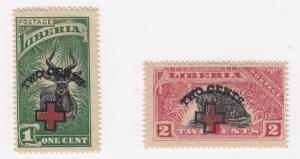 Liberia - 1918 - SC B3-4 - H