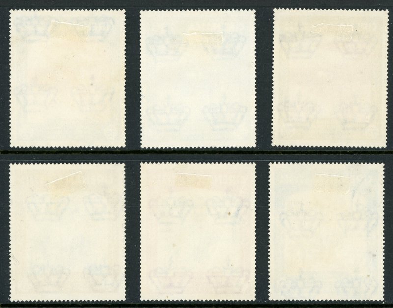 Italy 1934 Cyrenaica Art Fair Airmail Set Postally Used Scott #C24-29 VFU J292