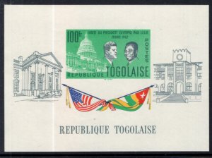 Togo 437a John F Kennedy Souvenir Sheet MNH VF