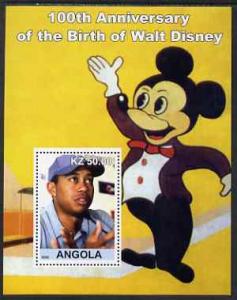 Angola 2002 Birth Centenary of Walt Disney #03 perf s/she...