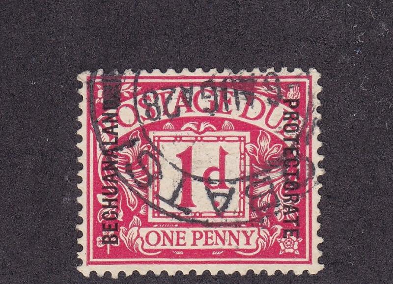 Bechuanaland J1 VF neat cancel scv $ 125 ! see pic !