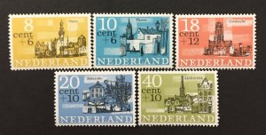 Netherlands 1963 #B397-401, View of Veere, MNH.