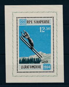 Albania 1963 MNH Stamps Souvenir Sheet Scott 709A Sport Olympic Games