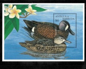 Antigua 1995 - Fauna and Flora, Birds - Souvenir Stamp Sheet - Scott #1912 - MNH