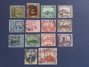 Saargebiet 1922 # Stamped Full set Mi 84-97