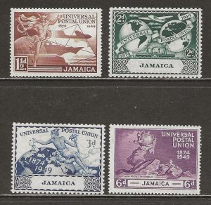 Jamaica Scott catalog # 142-145 Unused Hinged