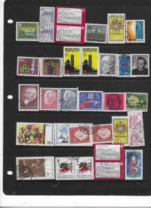 GERMANY COLLECTION ON STOCK SHEET MINT/USED