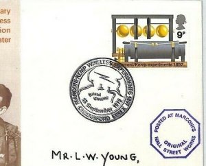 GB FDC Wireless Transmission Over Water MARCONI 1972 Hall St Works Cachet BM299