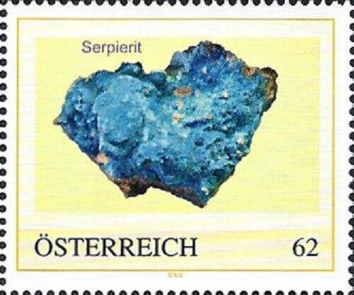 2006+ Austria Minerals, Serpierite, Private Issue, low edition! Only 200!