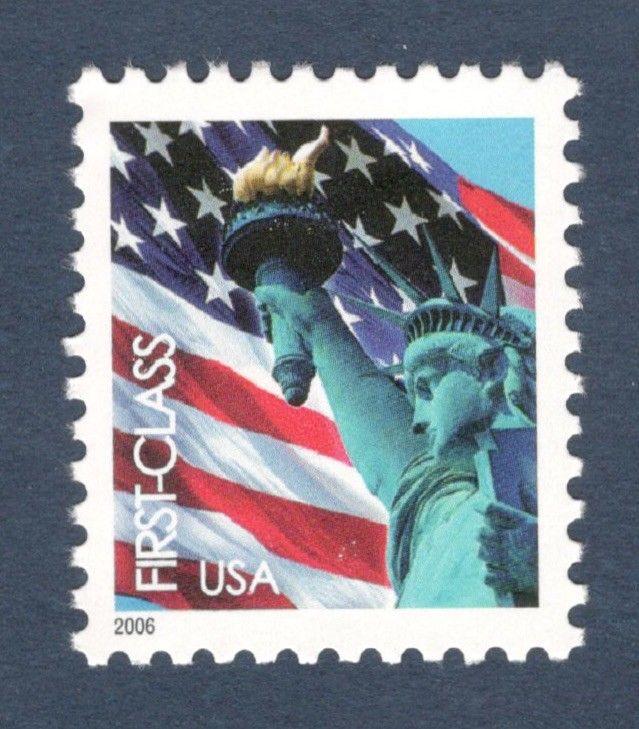 3966 Flag & Liberty US Single W/Microprint Mint/nh (Free Shipping)