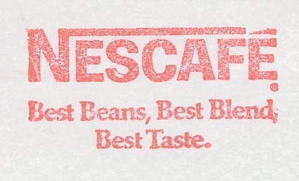 Meter cut GB / UK 1993 Coffee - Nescafe