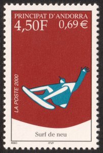 Andorra (French) #519  MNH - Snowboarding (2000)