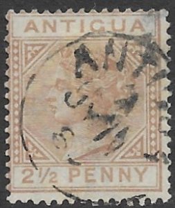 Antigua 13   1882   2 1/2 penny  fine used
