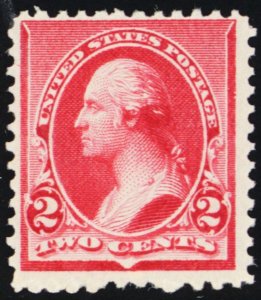 220, Mint NH F-VF 2¢ Nice Looking Stamp! - CV $70.00