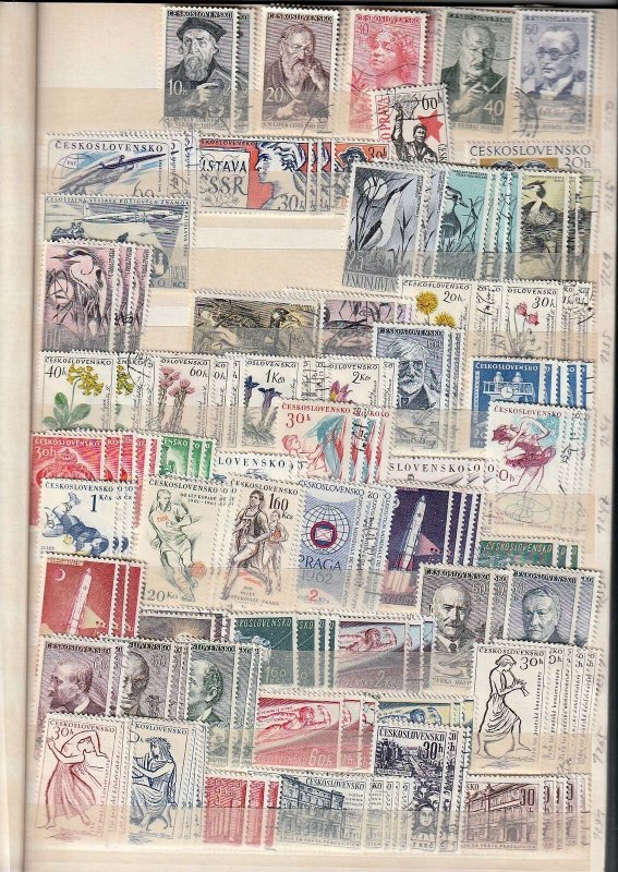 Czech Republic Mid Period M&U Collection Incl.Sheets (Aprx 500 Items)Goy3241