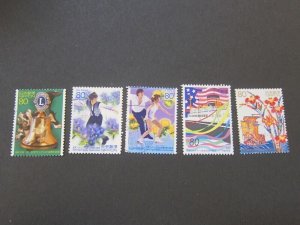 Japan 2002 Sc 2807-9,16-7 set FU