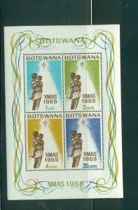 Botswana #57a  1969 Christmas sheet CV $1.00