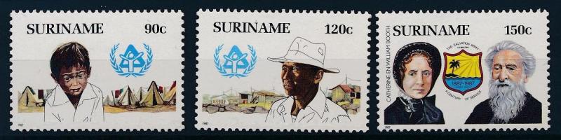 [SU 546] Suriname 1987 Salvation Army  MNH