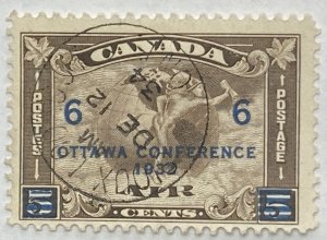 CANADA 1932 #C4 Mercury Surcharged Air Mail - Used