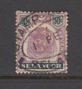 Selangor (Malaya), Scott 34 (SG 59), used