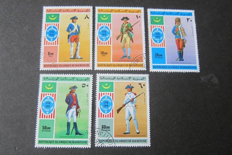 Mauritania 1976 Sc 341-42,C160-62 CTO set FU