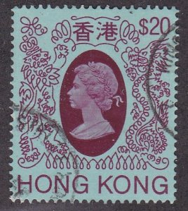 Hong Kong # 402, QE Definitive, Used, Third Cat