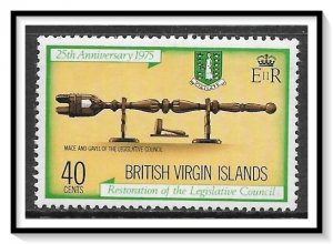 Virgin Islands #303 Restoration Of Legislative Council MNH