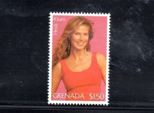 GRENADA #3267 2002 HEDI KLUM MINT VF NH O.G aa