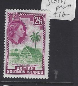 BRITISH SOLOMON ISLANDS (P1210B) QEII  2/6   SG 111    MNH