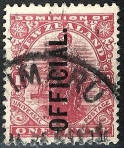 NEW ZEALAND - SC #O34 - USED - 1910 - Item NZ520