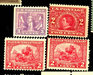 370 537 549 (2) MINT FVF OG LH CPL SE Cat $28