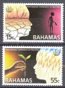 Bahamas Sc# 760-761 MNH 1992 Nutrition Conference