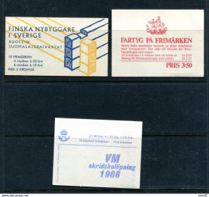 Sweden 3 Booklets MNH Sport ++14125