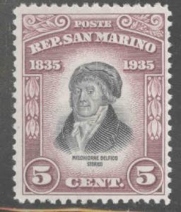 San Marino Scott 169 MH* from 1935 Delfico set