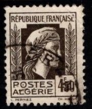 Algeria - #185 Marianne  - Used