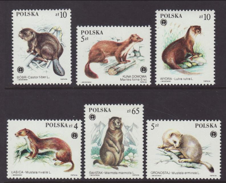 Poland 2650-2655 Animals MNH VF