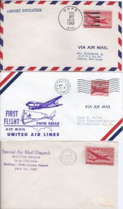 6 AIRMAIL SPECIAL EVENT COVERS STARTS AT A LOW PRICE!!