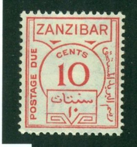 Zanzibar 1936 #J19 MH SCV (2024)=$7.25