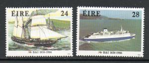 Ireland #665-666 Ships Mint Never Hinged  E778